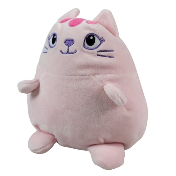 2/$15 Animal Adventure Cat Plush Pink 7.5" Fuzzy Tail Cutie Pie Squishy 2020 - Picture 3 of 11